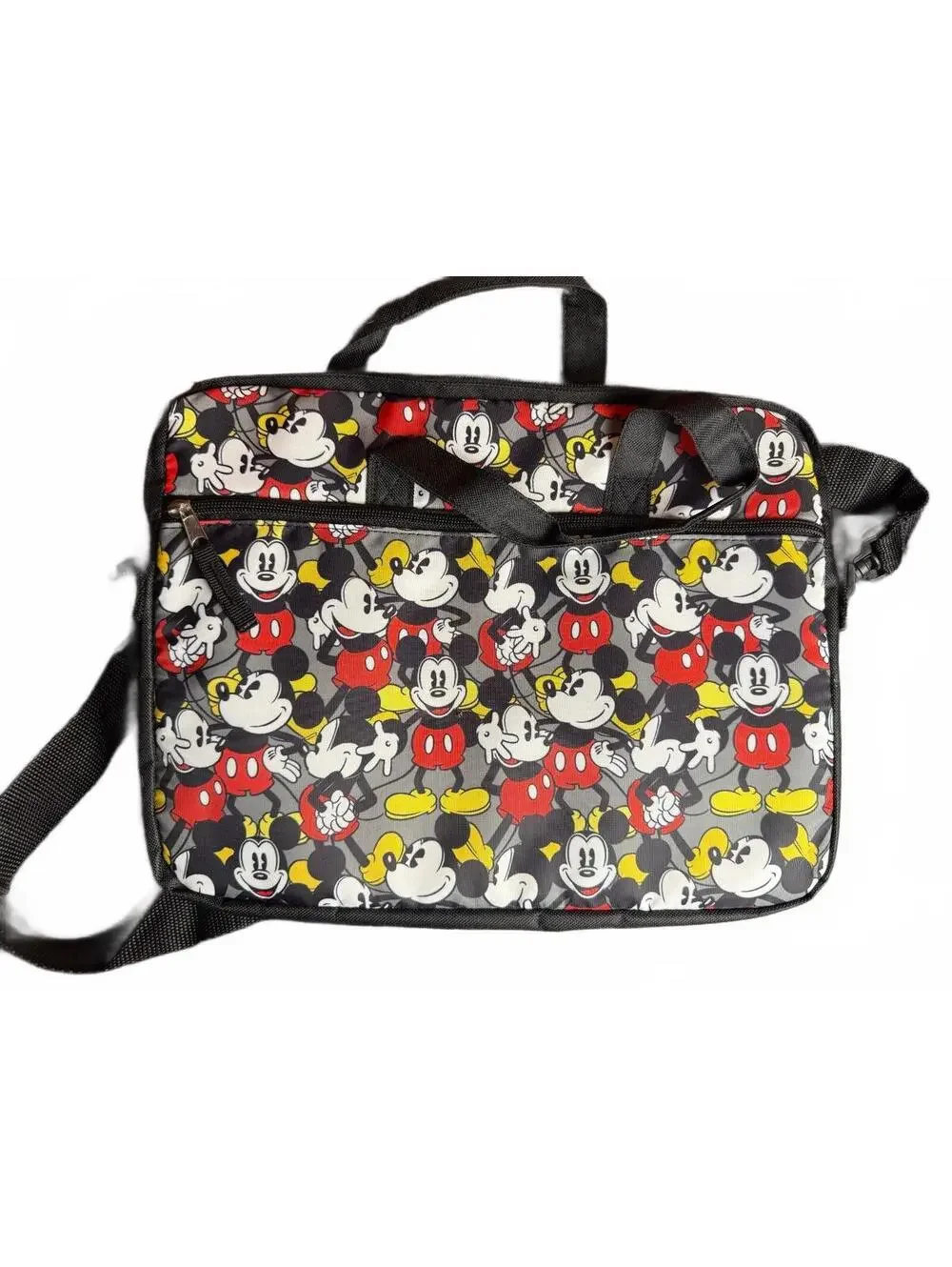 Disney Mickey Mouse Patterned all over laptop messenger Bag